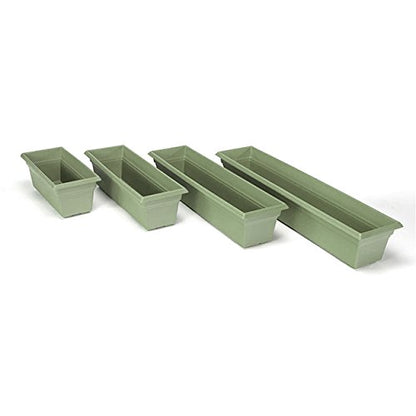 Novelty 16300 30" Flowerbox Sage, Inch - color: Sage, size: 30-Inch