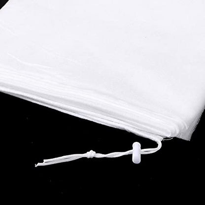 Shappy 6 Pcs Plant Covers Freeze Protection Winter Frost Blanket for Outdoor Plant Bag 23.6 x 31.5 Inch, 31.5 x 39.4 Inch Shrub Jacket with Drawstring Reusable Frost Cloth for Cold Weather Fruit Tree - size: 23.6 x 31.5 Inch, 31.5 x 39.4 Inch
