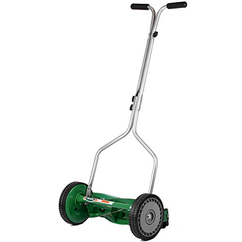 Scotts 304-14S 14-Inch 5-Blade Push Reel Lawn Mower, Green - size: 14-Inch, 5-Blade