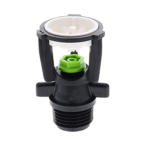 Micro Drip Irrigation, 1/2" External Thread Rotating Sprinklers Mini Wobbler Irrigation Water Spray Sprinkler Farm 360 Degree Rotary Watering Nozzles.(5 pcs)