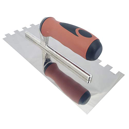 Frosch Stainless Steel Square Notch Tile Trowel (1/2"X1/2") - size: 1/2" X 1/2"