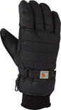 Carhartt Women's Waterproof Insulated Quilted Knit Cuff Glove - color: Black, size: Small