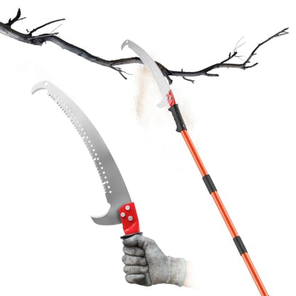 14.5FT Pole Saw for Tree Trimming Extendable Pruning Saw Trimmer
