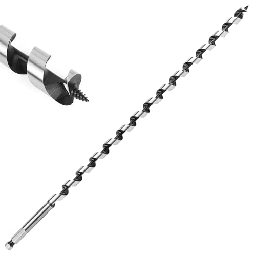 1/2 Inch x 17 Inch Auger Drill Bit for Wood,1/2 Inch Hex Shank - size: 1/2" x 17"