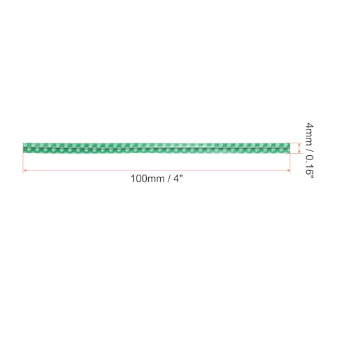 HARFINGTON 500pcs Bag Twist Ties 4" Reusable Plastic Twist Ties Wire Cable Ties for Party Bread Candy Cake, Green - color: Green