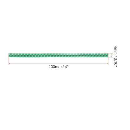HARFINGTON 500pcs Bag Twist Ties 4" Reusable Plastic Twist Ties Wire Cable Ties for Party Bread Candy Cake, Green - color: Green