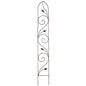 TR06 Autumn Leaf Trellis 6'x10, Black - size: 6' x 10", style: Autumn Leaf Trellis