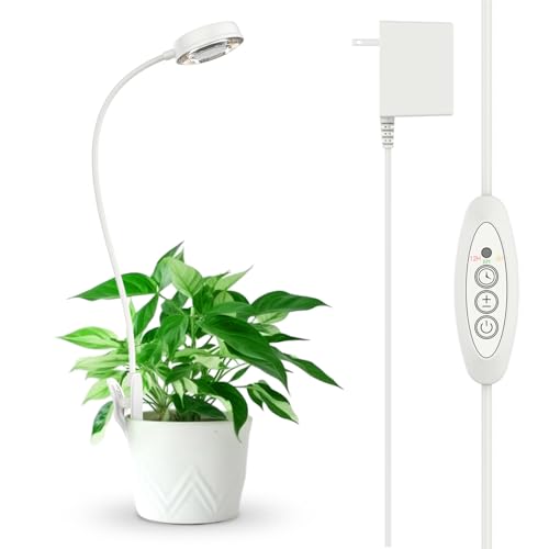 SANSI Grow Lights for Indoor Plants, Pot Clip-On Plant Lights, 10W 1-Pack - size: 1-Pack