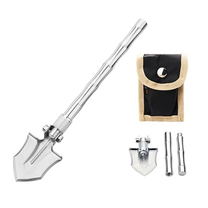 AceCamp Mini Shovel Foldable Detachable Portable Small Hand Shovel with Storage Bag