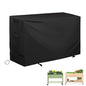 Outdoor Raised Garden Bed Cover for Best Choice Products 48 x 24 x 30 Inches Raised Garden Bed, Outdoor Planter Box Stand Cover for Mobile Elevated Wood Planter/Planting Bed - size: 49"L x 25"D x 30"H