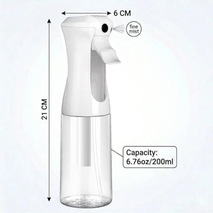 VIGOR PATH Continuous Mist Clear Spray Bottle 200ml Fine Mist Spray 3 Pack - color: 6.7oz - Pack of 3