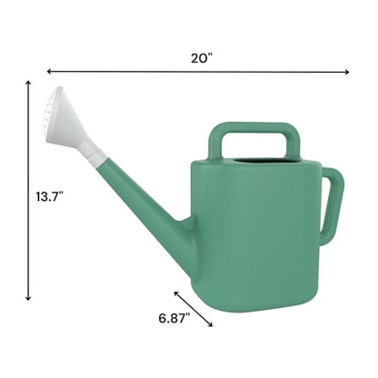 2 Gallon Resin Watering Can, Dual Handle