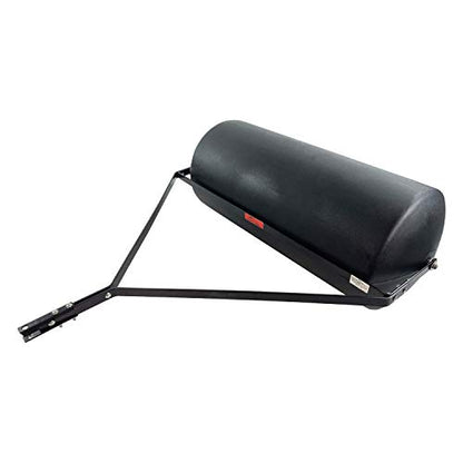 Brinly 42 Gallon 390 lb. Tow-Behind Poly Lawn Roller, 18 by 36" -Flat Black - color: Flat Black