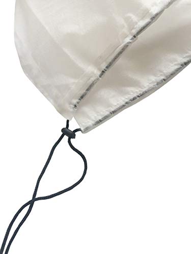 Agfabric Plant Cover H72 xDia72 0.9oz Freeze Cloths for Plants Plant Frost Protection Covers Drawstring Bags,White - size: 0.95oz-H72"xDia72"