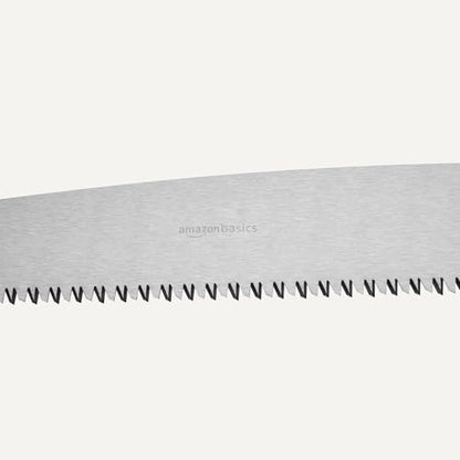 Amazon Basics Pruning Saw with 3-Sided Teeth, 10" Folding Blade, Hand Saws for Tree Trimming and Wood Cutting - style: Pruning Saw