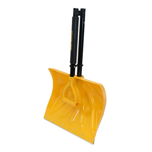 True Temper 18" Poly Folding Snow Shovel, Convenient Storage, Collapsible, Compact for Cars or Camping