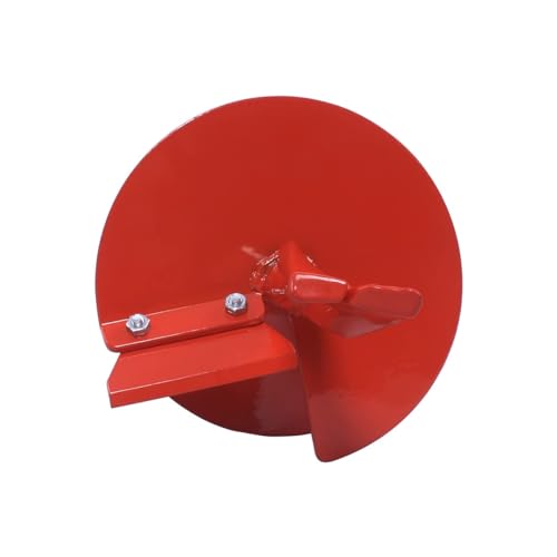 THUNDERBAY 6 Inch Diameter 36 Inch Long Earth Auger Bit with Fishtail Point for Decks, mailboxes, Fences, Tree Planting - color: w/o Patent Shock Spring, size: 6-Inch Diameter