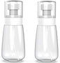 Empty Fine Mist Spray Bottle Travel Refillable Perfume Container Small Cosmetic Plastic Bottle for Face Hair Makeup 2 Pack - color: 3.4oz - Pack 2