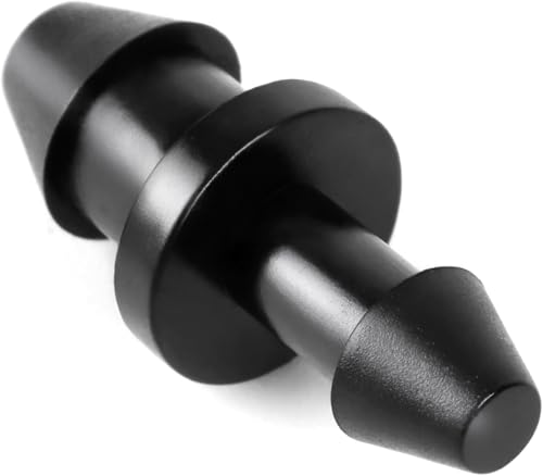 120 Pack 1/4" Drip Irrigation End Plug Fittings：1/4'' Drip Barbed End Cap Connectors for 1/4 Inch Irrigation Tubing Goof Plugs for Garden Drip Line Systems - size: 1/4" Plug-120P