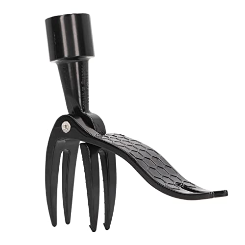 Weed Puller Head, Alloy Stand Up Weed Puller Portable Aluminum Alloy Weed Picker 4 Claw Non Slip Weeding Head Tool