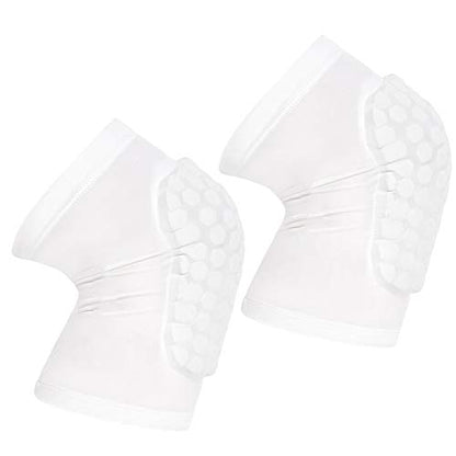 PISIQI Compression Collision Avoidance Knee Sleeve - color: White, size: Small