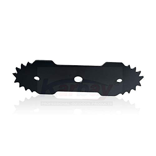 Karbay 7.5-Inch Dual Edger Replacement Lawn Edger Blade 29182 Compatible with Greenworks 27032 Electric Edger - 2 Pack