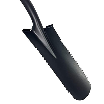 Ashman Drain Spade Teeth Shovel (2 Pack) - 48 Inches Long Handle Spade with D Handle Grip - Durable Handle with a Thick Metal Blade - Multipurpose Premium Quality Orange - size: 2 Pack, style: Drain Spade Teeth