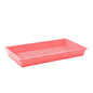 Bootstrap Farmer 1020 Trays, 10 Pack, Pink - Heavy-Duty 2.5" Deep Flats Without Holes for Microgreens, Fodder, Hydroponics - color: Pink