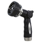LAWN SOCIAL Metal Garden Hose Nozzle, High Pressure - color: Black