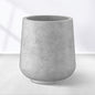Kante Pale Gray Concrete Planter 13" Dia All-Weather Round Accent Pot - color: Gray Concrete, size: 11.6" D