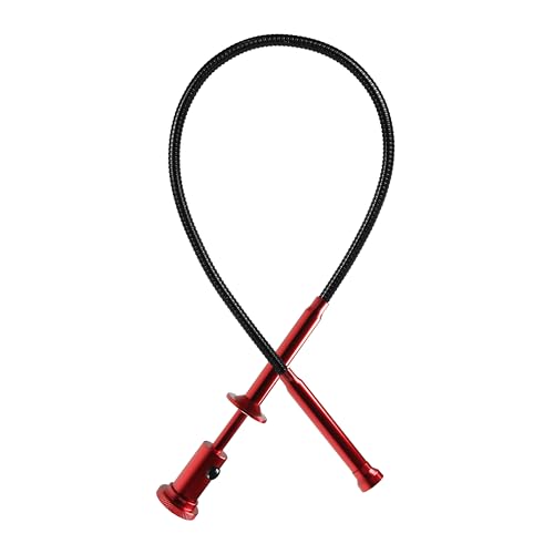 Claw Grabber Pickup Tool，24.4 in Claw Grabber Tool with LED Light Grabbing Tool Claw Grabber Pickup Tool for Litter Pick Home Sink Drain and Metal Small Items(Red) - color: Red