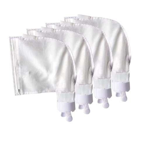 Nylon Mesh Pool Cleaner Bags,All Purpose Filter Bag - size: 4 pack zipper bag