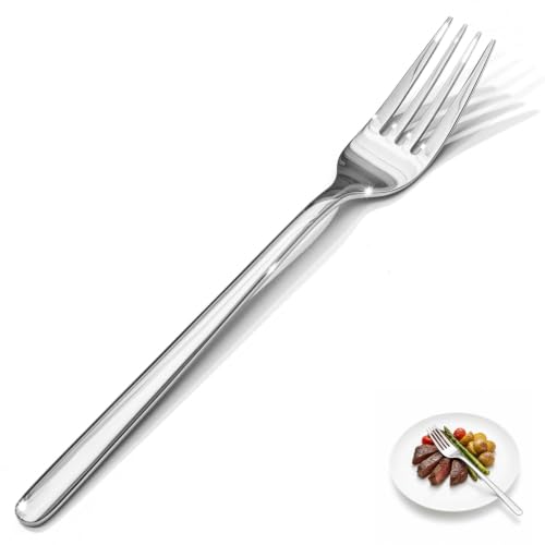KINGSTONE 24-Piece 8-Inch Dinner Forks, 18/10 Stainless Steel Table Forks - size: 24