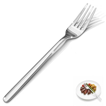 KINGSTONE 24-Piece 8-Inch Dinner Forks, 18/10 Stainless Steel Table Forks - size: 24
