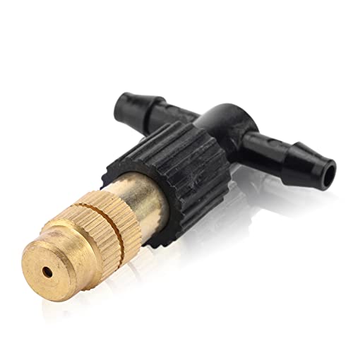 40Pcs Three-Way Atomizing Nozzle Micro Spray Drip Irrigation Mister Emitter - color: 40pcs