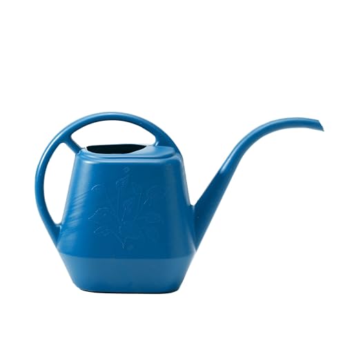 Bloem Aqua Rite Watering Can: 56 Oz - Classic Blue - Large Capacity, Extra Long Spout, Durable Plastic, One Piece Construction, for Indoor & Outdoor Use, Gardening - color: Classic Blue, size: 56 oz.