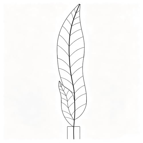 Oversize Leaf Metal Trellis, Tall Robust Plant Support Structure - color: leaf