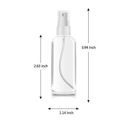 2 Pack Small Spray Bottles 1oz Clear Plastic Empty Refillable Mini Spritzer - color: 2 Pack, size: 1 Ounce