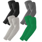 BHYTAKI UV Sun Protection Arm Sleeves, UPF 50 Sports Cooling Arm Compression Sleeves for Men Women Teenager - color: 1 Black+1 Dark Gray+1 Light Gray+1 Green