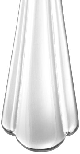 Amazon Basics Stainless Steel Dishwasher Safe Dinner Forks with Scalloped Edge, Well-Balanced Weight, Silver, Pack of 12 - size: Dinner Forks