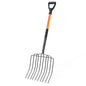 HIGHLIGHT Pitch Fork Pitchfork,10-Tine Wide 45Inch Fiberglass Manure Fork