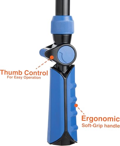 2-Pack Corvid Adjustable Front Trigger Garden Watering Wand, 19-24 Inch Telescoping Hose Nozzle with 8 Spray Patterns, Lightweight Plastic Design for Precise Watering, Cleaning, and Outdoor Use