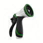 QUOBAS Metal Garden Hose Nozzle, Heavy Duty Water Hose Sprayer, Leak Proof - color: Green