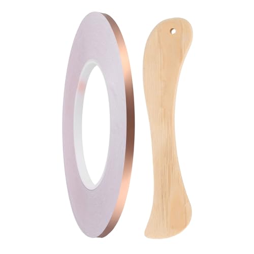 Copper Foil Tape 0.2" x197FT Single Conductive Adhesive Tape - size: 0.2 Inch x 197 FT