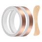 2pcs Copper Foil Tape 0.59" x33FT Single Conductive Adhesive Tape - size: 0.59 Inch x 33 FT
