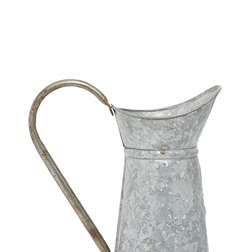 Deco 79 Metal Watering Can Indoor/Outdoor Planter, 10" x 6" x 12", Brown
