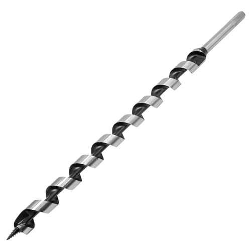 22 x 430mm (Approx. 7/8 x 17 Inch) Wood Auger Drill Bit - 1pcs - size: 22x430mm (Approx. 7/8 x 17")