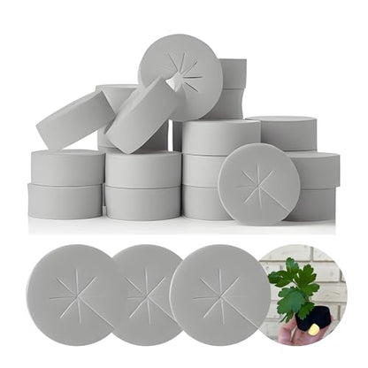 XCEL 200 Pack Cloning Collars Inserts 2" Premium Rubber Foam Cloner Plug Fits 2 inch net pots Hydroponics (200) (Gray) - color: Gray