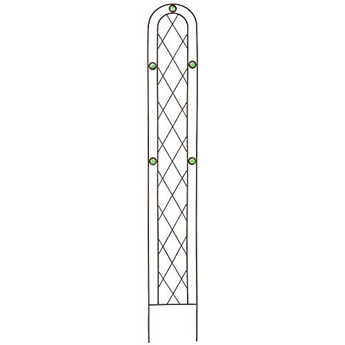 Arcadia Garden Products TR03 Arched Garden Trellis 6' x 10", Black - size: 6' x 10", style: Emerald Series Trellis
