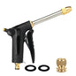 Upgraded Metal Garden Hose Nozzle Heavy Duty - color: Black